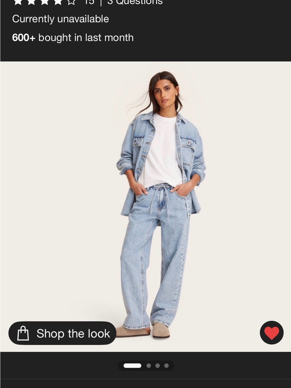 parke x target baggy drawstring jeans